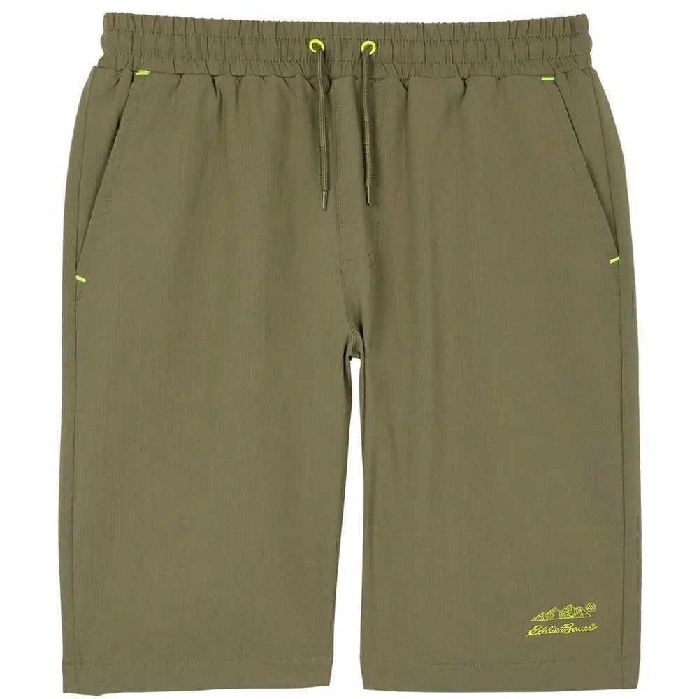 EDDIE BAUER 2 Pack Boys Hybrid Versatile Shorts Great For Swim or Play - Picture 5 of 7